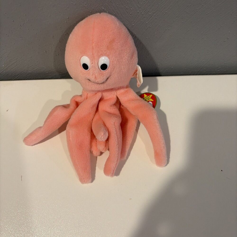 Ty Beanie Baby Inky Octopus